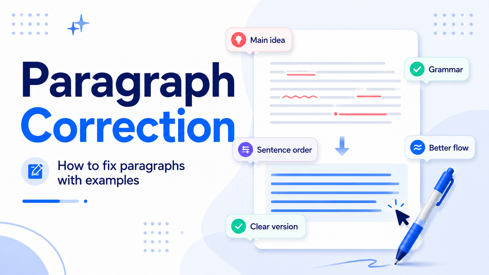 Paragraph Correction: How to Fix Paragraphs With Examples